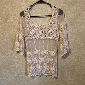 Macrame Lace Blouse